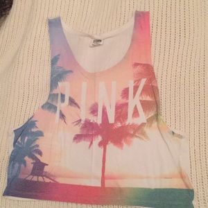 Sunset PINK Victoria’s Secret muscle tank